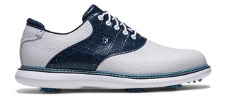 FootJoy Traditions pánske golfové topánky, bílo/modré