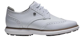 FootJoy Traditions Spikeless dámske golfové topánky, biele