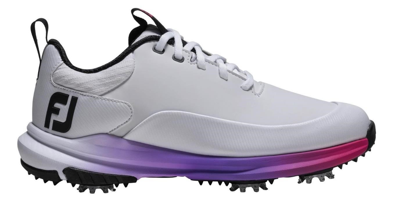 FootJoy Tour Rival dámske golfové topánky, bielo/ružové