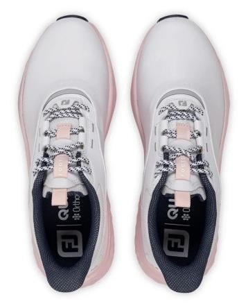 FootJoy Quantum dámske golfové topánky, bielo/ružové