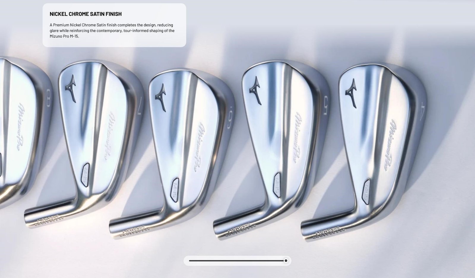 Mizuno Pro M-15 irons (oceľ) (7)