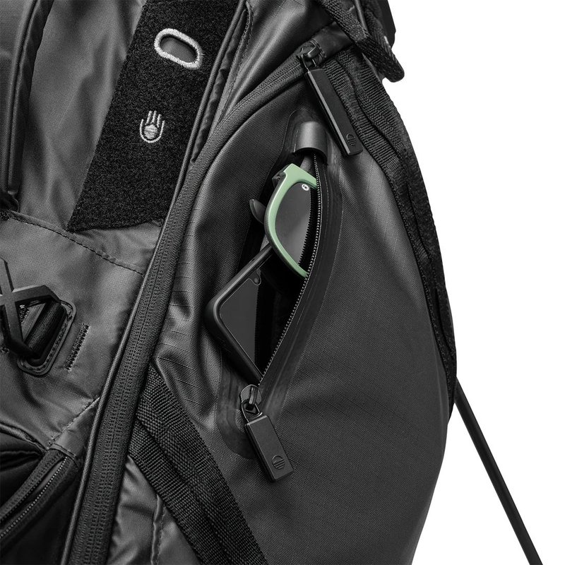 Sunday Golf Ranger stand bag, čierny
