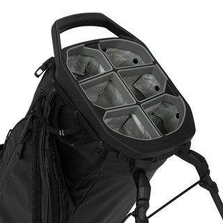 Sunday Golf Ranger stand bag, čierny