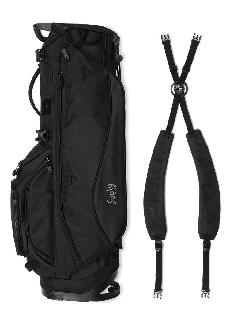 Sunday Golf Ryder 14 way stand bag, čierny
