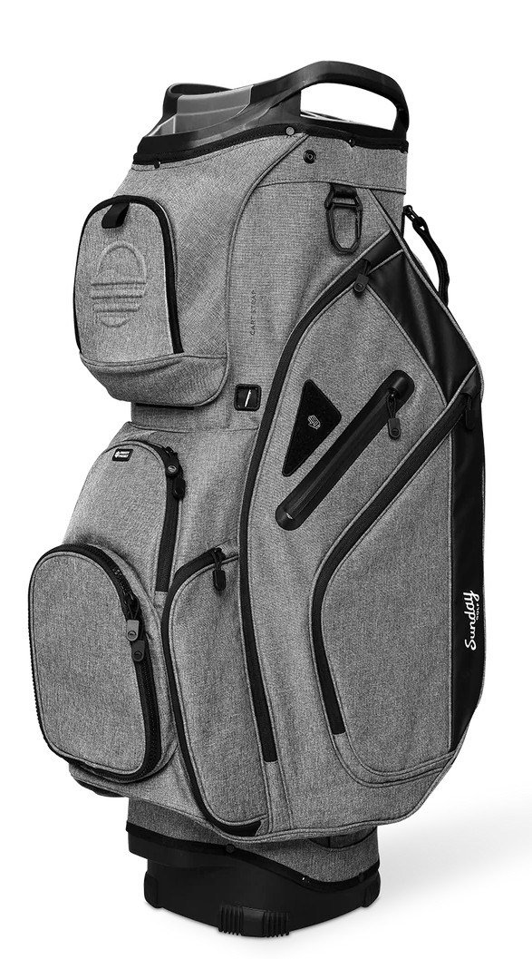 Sunday Golf Big Rig cart bag, heather gray