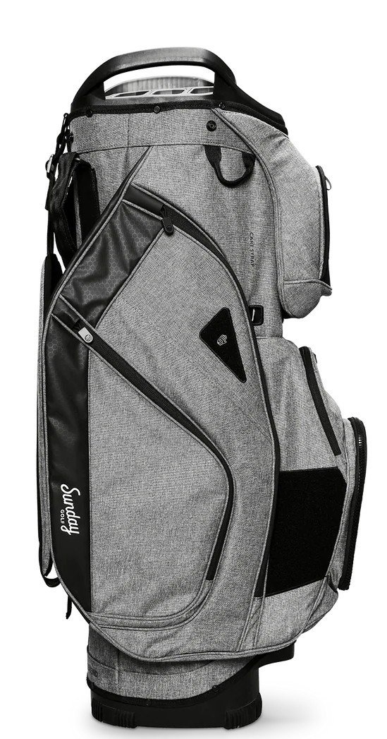 Sunday Golf Big Rig cart bag, heather gray