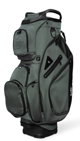 Sunday Golf Big Rig cart bag, midnight green