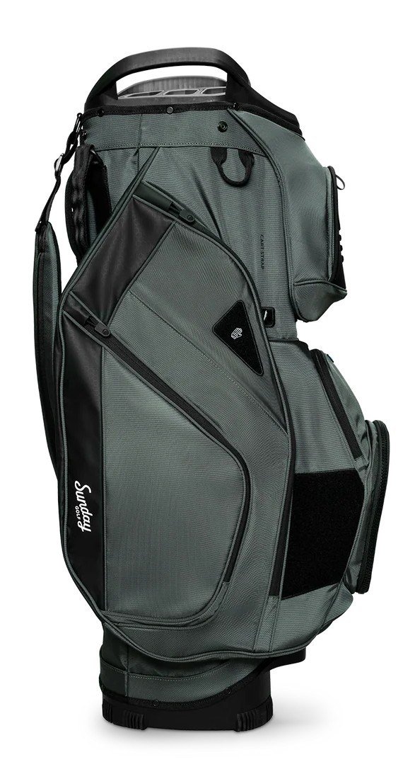 Sunday Golf Big Rig cart bag, midnight green
