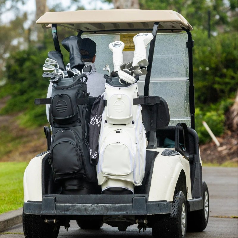 Sunday Golf Big Rig S-Class cart bag, biely