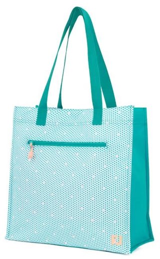 FootJoy Tote bag pánska golfová taška, teal/teal print/peach