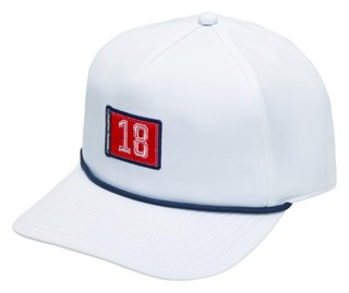 FootJoy FJ Panel - 18th Hole unisex šiltovka, biela