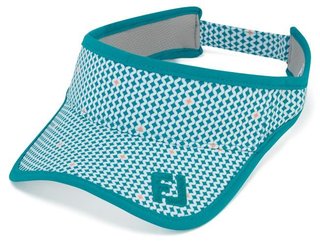 FootJoy ladies visor dámska šiltovka, teal print/teal