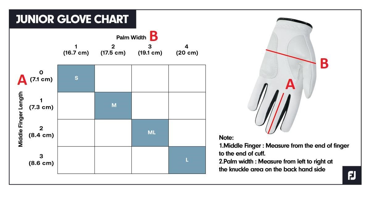 FootJoy FJ Junior detská golfová rukavica, biela