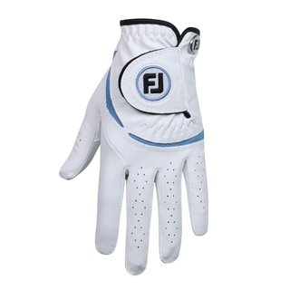 FootJoy FJ Junior detská golfová rukavica, biela/kobaltová