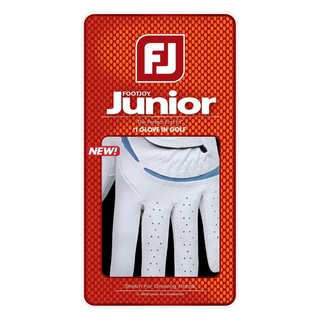 FootJoy FJ Junior detská golfová rukavica, biela/kobaltová