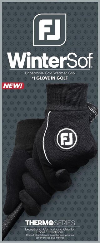 FootJoy WinterSof pánska rukavica (pár), čierna