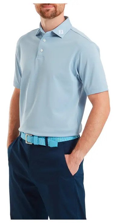 FootJoy Stretch Pique Solid pánske polo, chambray