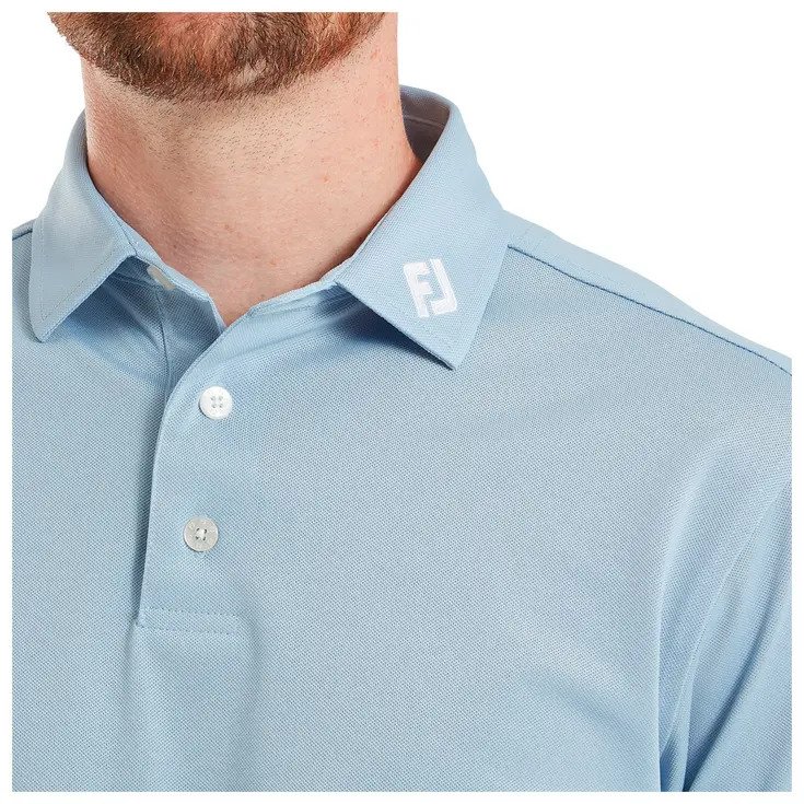 FootJoy Stretch Pique Solid pánske polo, chambray