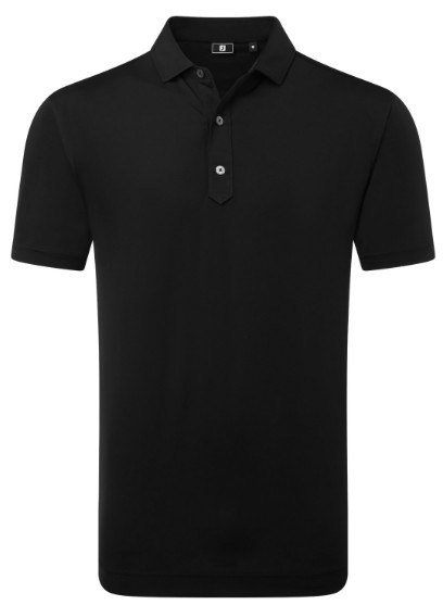 FootJoy Lisle Solid pánske polo, čierne
