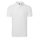 FootJoy Lisle Solid pánske polo, biele