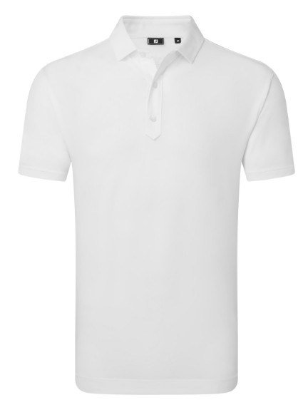 FootJoy Lisle Solid pánske polo, biele