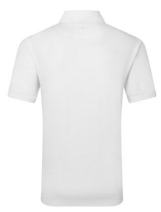 FootJoy Lisle Solid pánske polo, biele
