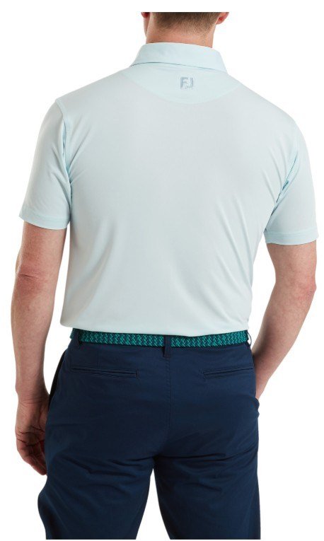 FootJoy Lisle Solid pánske polo, ice blue