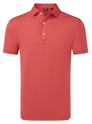 FootJoy Lisle Solid pánske polo, nantucket red