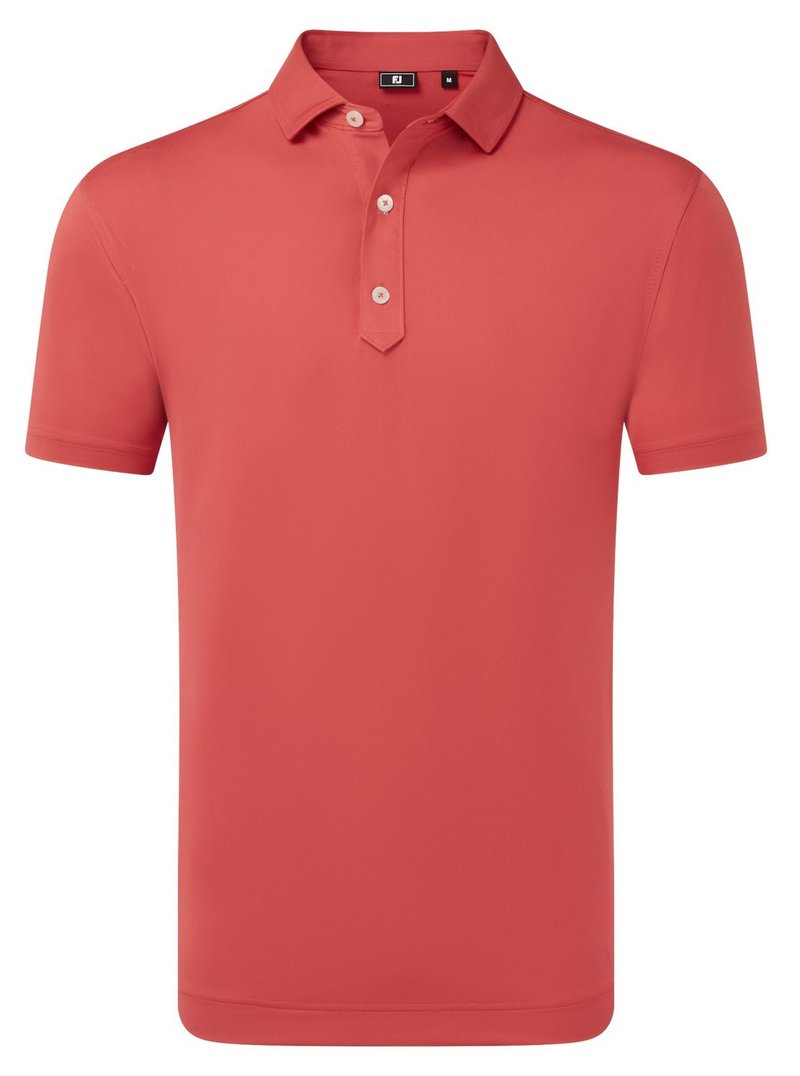 FootJoy Lisle Solid pánske polo, nantucket red