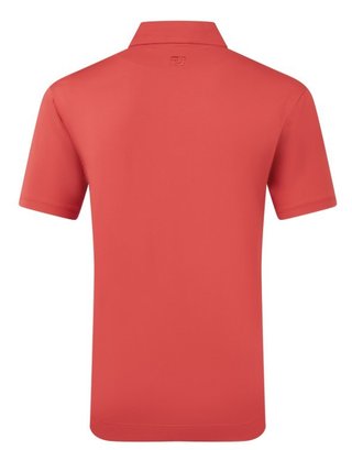 FootJoy Lisle Solid pánske polo, nantucket red