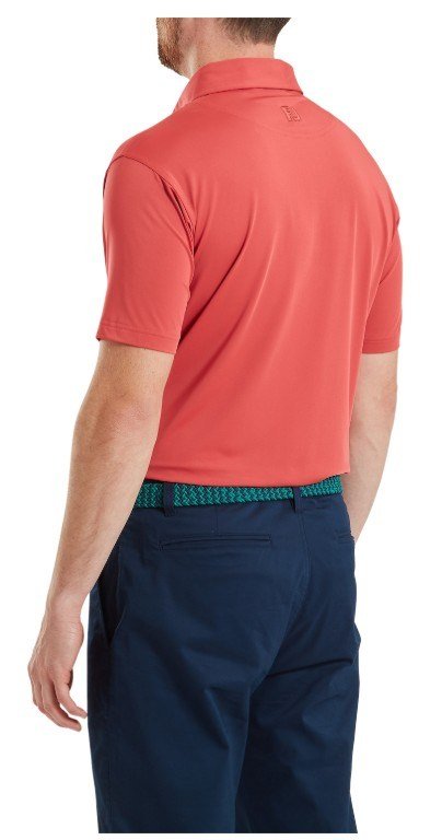 FootJoy Lisle Solid pánske polo, nantucket red