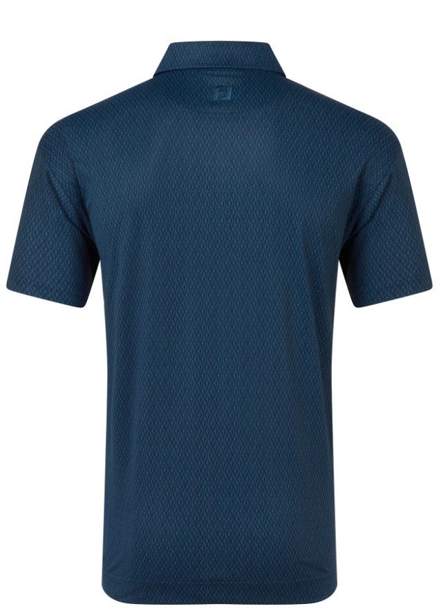 FootJoy Modernist Geo Pique pánske polo, navy tonal