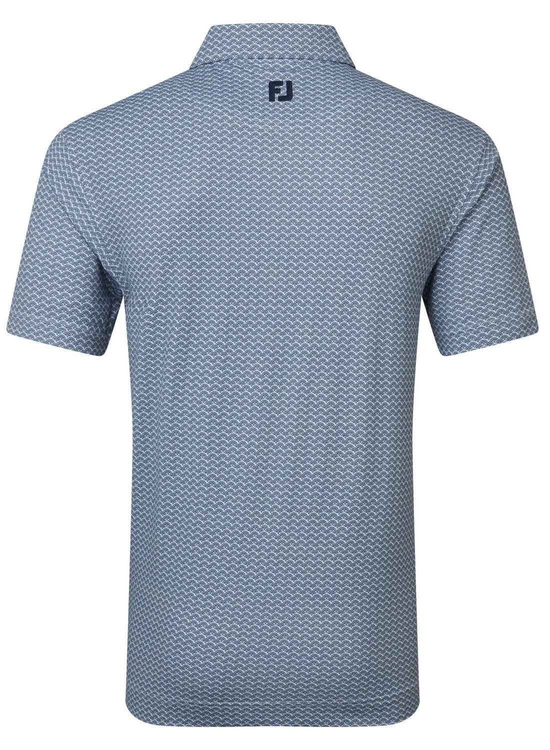 FootJoy Scallop Geo Pique pánske polo, navy