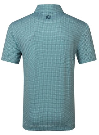 FootJoy Nautical Flag Print Lisle pánske polo, field green/navy