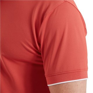 FootJoy FJ Wordmark Pique pánske polo, nantucket red