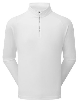 FootJoy Wordmark Chill Out pánska mikina, bielo/šedá