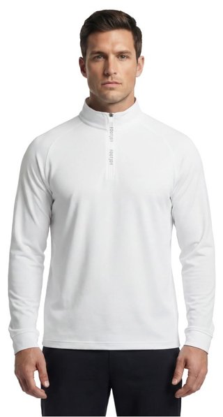 FootJoy Wordmark Chill Out pánska mikina, bielo/šedá