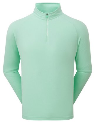 FootJoy Wordmark Chill Out pánska mikina, sea glass/white