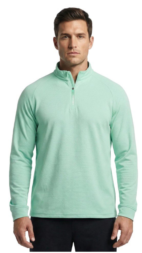 FootJoy Wordmark Chill Out pánska mikina, sea glass/white