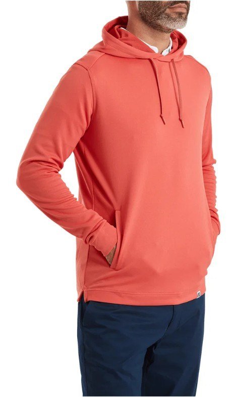FootJoy Lightweight Hoodie pánska mikina, solid nantucket red
