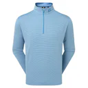 FootJoy Ottoman Stripe Chill-Out pánska mikina, chambray/coastal blue