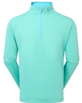 FootJoy Ottoman Stripe Chill-Out pánska mikina, blue reef/sea glass