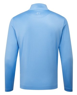 FootJoy Nautical Flag Tonal Chill Out pánska mikina, blue reef/deep reef