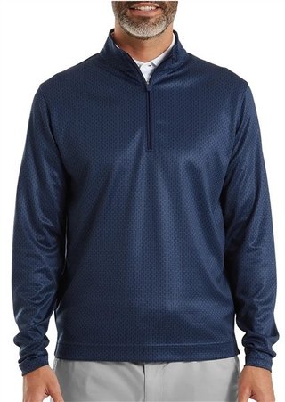 FootJoy Nautical Flag Tonal Chill Out pánska mikina, navy
