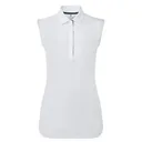 FootJoy Sleeveless Lisle dámske polo, biele