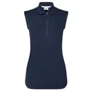 FootJoy Sleeveless Lisle dámske polo, navy
