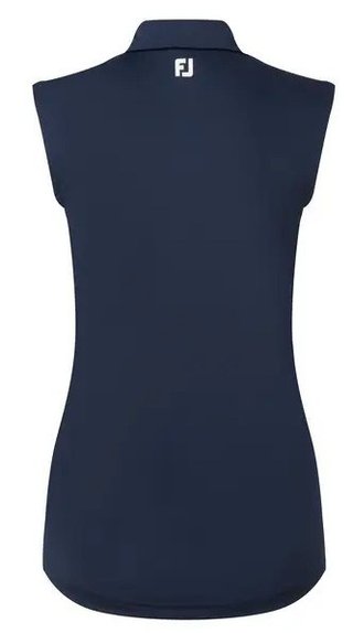 FootJoy Sleeveless Lisle dámske polo, navy