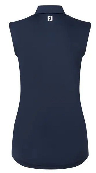 FootJoy Sleeveless Lisle dámske polo, navy