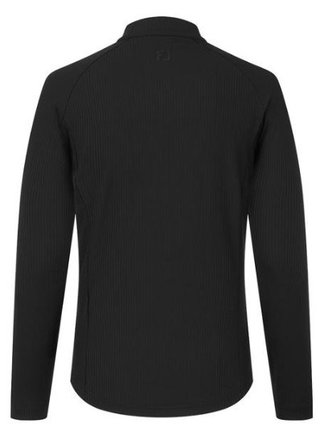FootJoy Full-Zip Rib Midlayer dámska mikina, čierna