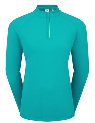 FootJoy Half-Zip Midlayer dámska mikina, tile blue